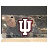 IU Indiana Hoosiers MIrrored License Plate