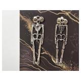 Dancing Skeleton Earrings