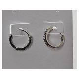Sterling Silver & CZ Earrings