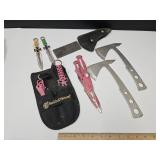 Lot of Throwing Knives & Hatchets