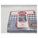 New COCA COLA Coke  Twin Size Sheets