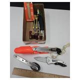 Box Knives Lot  Scout Utensils & 12 ga Ammo