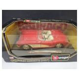 Burago 1957 Corvette Scale 1:24