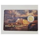 Star of David 1/1000th Gold $12 Coin