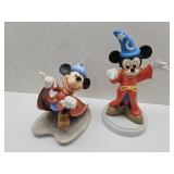 2 Mickey Mouse Fantasia Up to 8" H