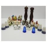 VTG Salt & Pepper Shaker Lot Roosters & Many More