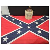 3 x 5 Rebel Flag Free with ADV Whiskey Crock