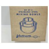 NOS Vollrath Stainless Steel Bowls Up to 8" w