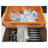 New Nuts, Bolts, Washers, Drill Bits ,SM  Tote