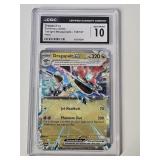 Graded 10 GEM MT 2024 Pokemon Dragapult ex Holo Cd
