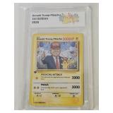 Pokemon Donald Trump 1st Ed. 2026 Fan Card