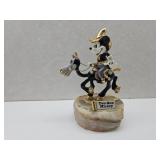 Ron Lee 2 Gun Mickey Quartz 6.5" H