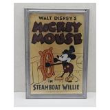 70th Anniv. Steam Boat Willie Sun Catcher 11"