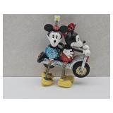 Mickey & Minnie on a Scooter 4.5" H