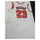 Autographed Michael Jordan Signed Jersey UD COA
