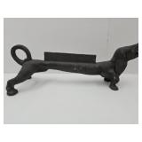 Antique Cast Iron Dachsund Weiner Dog  22" Long