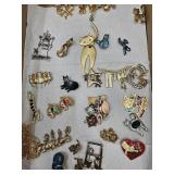 Costume Cat Brooches