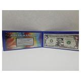 US Flag $1 Hologram Flag Bank Note