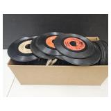 Large Lot of Vintage 45 Records