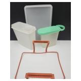VTG Tupperware Carrier Organizer w/Lid & Storage