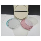 VTG Original Tupperware Lid Rack w/Lids