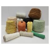 LG Lot Yarn On Cone Spools See Sizes