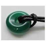 Jade Disc Necklace