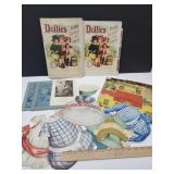 Vintage Paper Dolls & Clothes, Play House +