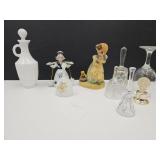 Collectible Bells, Hand Painted Fenton+