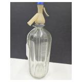 VTG Selzer Bottle Etched "B.Shaw & Sons"