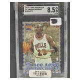 8.5 Graded Michael Jordan Topps ,Jerry Stackhouse