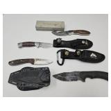 Lot of Hunting, Skinning, FIshing Knives