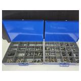 2 Fastenal Air Line Fittings with Metal Case