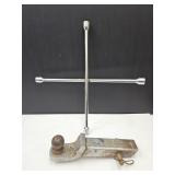 Stainless Steel Hitch with Ball  1 7/8" +