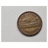 1863 Civil War USS Monitor Token