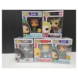 5 FUNKO POPS Mr. Sparkle +UNKNOWN COMPLETE