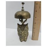 Brass Owl Counter Top Bell
