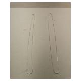 2 New 925 Silver 18" Necklaces