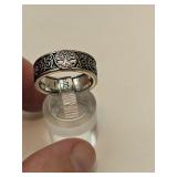 New 925 Silver Tree of Life Ring Sz 8