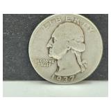 1937 Silver Quarter