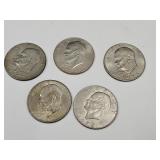 5 IKE Dollar Coins