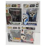 4 FUNKO POPS