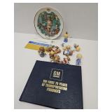 L.A.1984 Olympic Game Plate,GM Book,Enesco