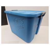 20 Gallon Blue Storage Tote