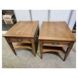 2 Side Tables 20"x26"x22"  Bottom Shelf SEE PICS