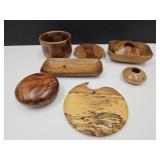 Beautiful Wood Trinket Box, Spalted Hickory +