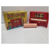 Vintage Toy  RAZZ MA TAZZ Piano w Box