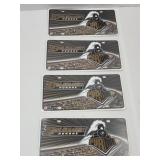4  PURDUE BOILERMAKERS License Plates