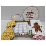 Collection of Vintage Linen & Tea Towels