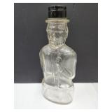 Vintage Lincoln Foods Glass Bank Bottle 83/4"H